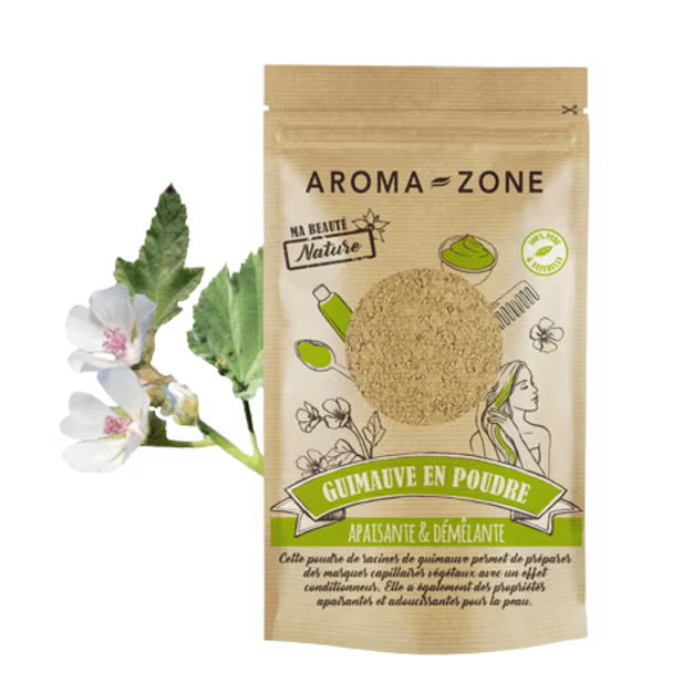 Sachet papier de poudre de guimauve de la marque Aromazone 