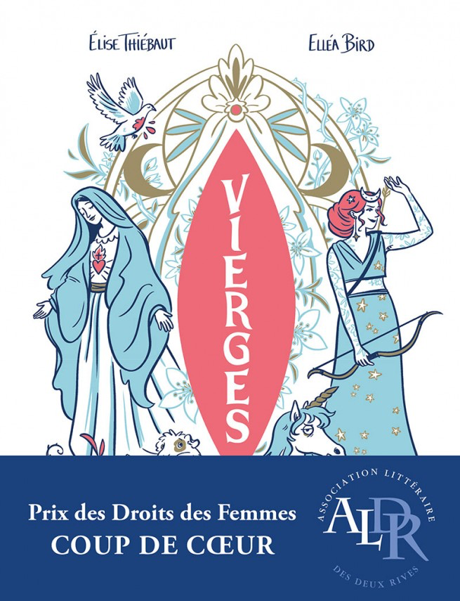 Couverture de bande dessinée intitulée "Vierges - La folle histoire de la virginité"